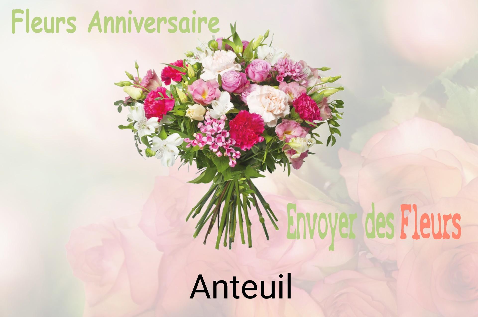 Bouquet de fleurs d’anniversaire livré à Anteuil