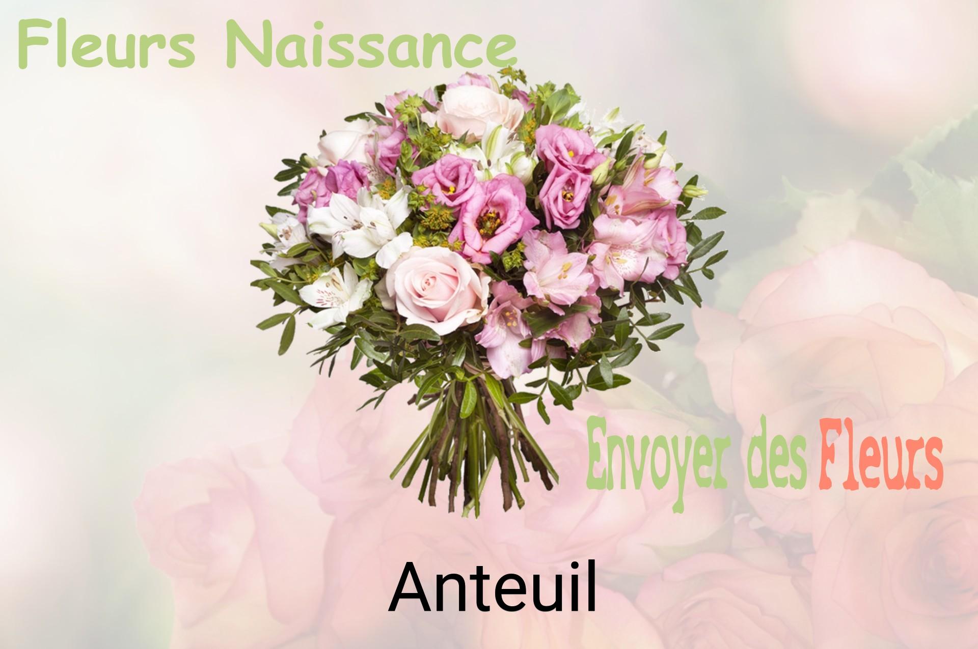 Bouquet de fleurs de naissance livré à Anteuil